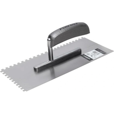Hladítko nerezové, 280 x 130 mm 6 x 6 zubů STALCO PERFECT S-73106