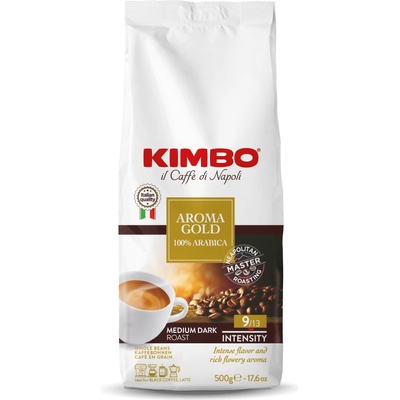 KIMBO Кафе на зърна Kimbo Aroma Gold 100% Arabica - 500 г (1010215)