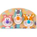 Melissa & Doug Голям дървен пъзел с дръжки - Ферма (13440)