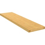 vidaXL Стенен рафт 80x20x2, 5 см бамбук (352730)