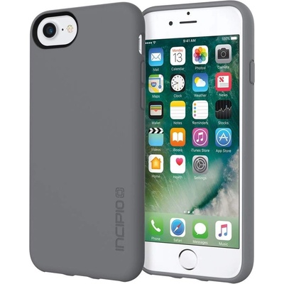 Incipio NGP Case - удароустойчив силиконов (TPU) калъф за iPhone 8, iPhone 7, iPhone 6S, iPhone 6 (сив)