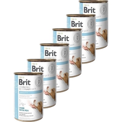 Brit Veterinary Diets GF Dog Obesity 6 x 400 g