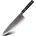 HARAHU Дамаски кухненски нож TS-37446 - Big Chef/Черен KP37446