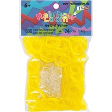 RAINBOW LOOM Original gumičky 600ks žlutá