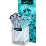 Faber-Castell Графитен молив, hb, триъгълен, faber-castell "Кучета и котки", смесена техника (111534)