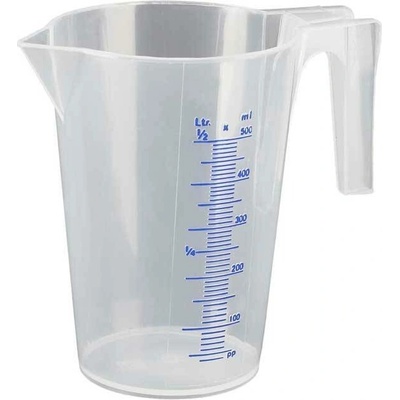 Odměrka PP průhledná 500 ml - PRESSOL