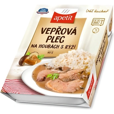 Apetit Vepřová plec na houbách s rýží 450 g