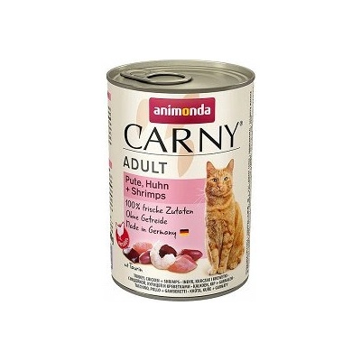 Animonda Cat Carny Adult вкус: говеждо, пуйка и скариди 400 г