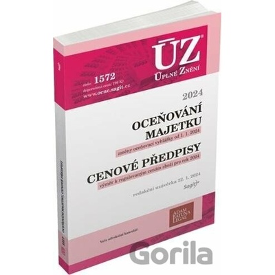 ÚZ 1572 Oceňování majetku