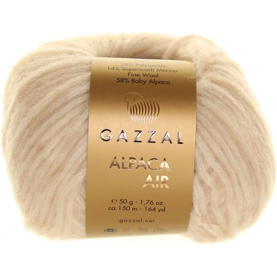 Gazzal Alpaca Air 71 bílá káva