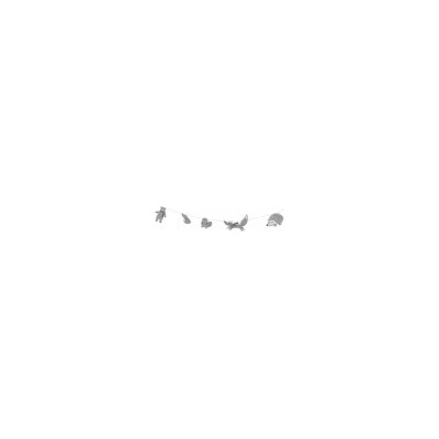 BLOOMINGVILLE MINI girlanda so zvieratkami "Forest Friends" 200 cm Ružová