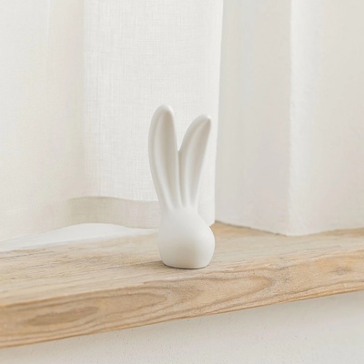 Wikholm Form Porcelánová králičí hlava Elaria bílá