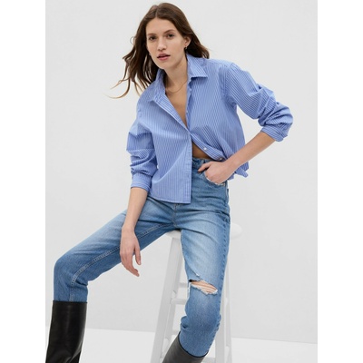 GAP Памучна риза с подкройка GAP GAP | Sin | ЖЕНИ | XL