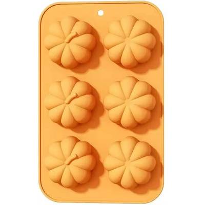 TORO Silikonová forma na muffiny 6ks 27x17cm dýně