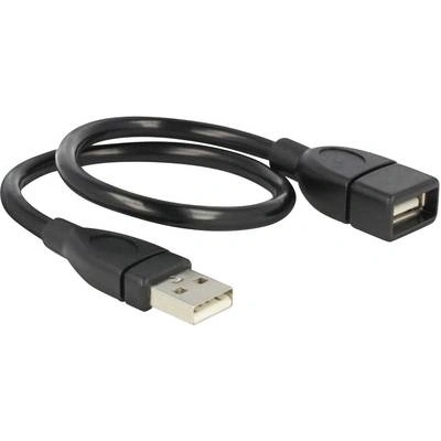 Delock Кабел, DeLock, USB 2.0 тип A мъжки > USB 2.0 тип A женски, 0, 35 м 83498 (83498)