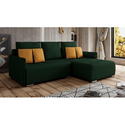 Холна гарнитура Комбо зелен с горчица