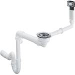 Hansgrohe - Комплект сифон и преливник за гранитна единична мивка, хром 43927000 (43927000)
