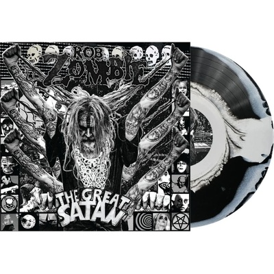 Zombie Rob - Great Satan / Black White Swirl / Vinyl LP