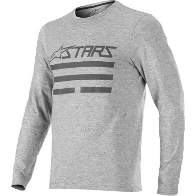 Alpinestars Merino dlhý rukáv Melange Light Gray Atlantic pánsky