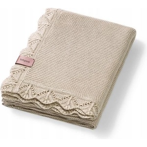 Babyono Бебешко плетено бамбуково одеяло BabyOno - 75 x 100 cm, светлобежово (5901435418093) - baby