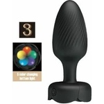 Pretty Love Osborn Black 9.8 cm Plug with LED Light & 10 Modes