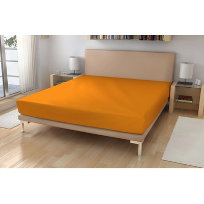 Zaspi.cz jersey prostěradlo Pomerančové 60x120