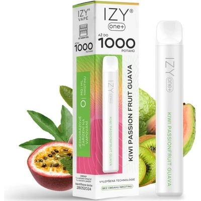 IZY VAPE IZY ONE+ Kiwi Passionfruit Guava 0 mg 1000 potáhnutí – Hledejceny.cz