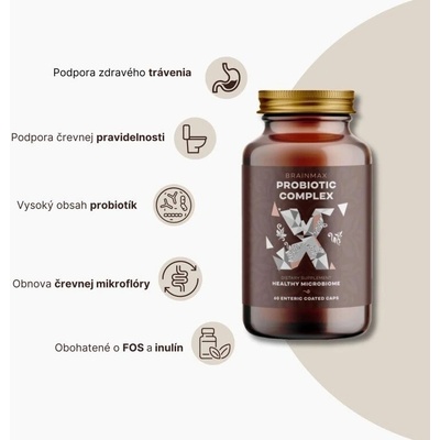BrainMax Probiotic Complex 60 enterosolventných kapsúl