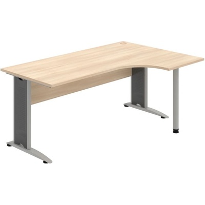 OFFICE PRO s.r.o. Kancelársky stôl pracovný, ľavé prevedenie - CE 1800 60 L, agát