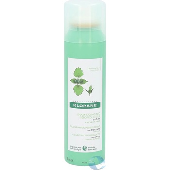 Klorane Nettle suchý šampón pre mastné tmavé vlasy 150 ml