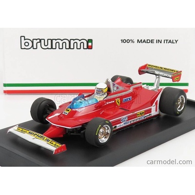 Brumm Ferrari F1 312t5 N 1 Argentina Gp 1980 Jody Scheckter With Driver Figure Red 1:43