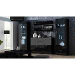 Cama meble Витрина Cama SOHO S1 черен/черен гланц (SOHOWITS1 CZ/CZ)