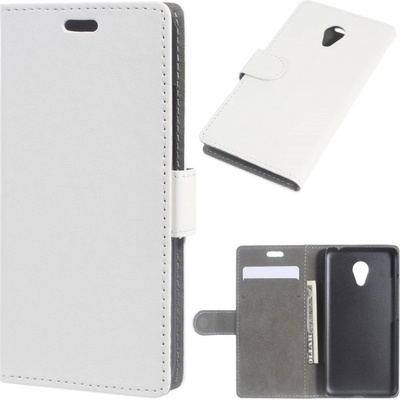 Púzdro Wallet Book Meizu m3 / Blue Charm 3 biele