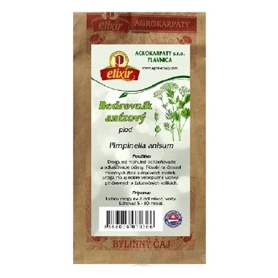 Agrokarpaty BEDERNÍK ANIZOVÝ plod bylinný čaj 30 g