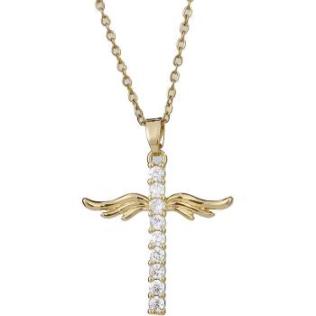 HARAHU Колие Cross Wings - Златен KP29961 (29961)