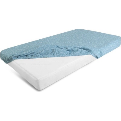 Babymatex Mušelínové prostěradlo Design s gumou Dinosauři 60x120