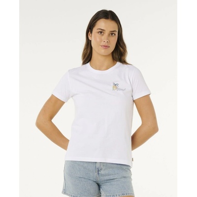 Rip Curl Tide Line Standard Tee Optical White