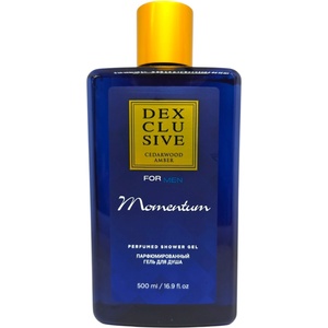  Dexclusive, Душ гел кедрово дърво и амбър Momentum за мъже, 500 ml