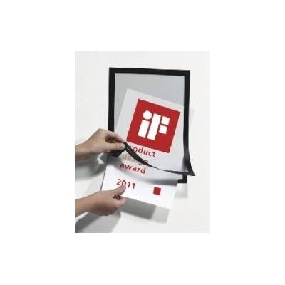 Durable Panel samolepiaci informačný A4 DURAFRAME čierny (bal=2ks)