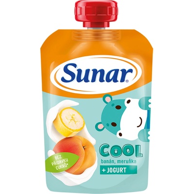 SUNAR Cool banán meruňka jogurt 110 g – Zboží Mobilmania