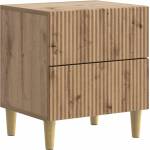 vidaXL Нощен шкаф Дъб артизан 43 x 34, 5 x 48 см Инженерна дървесина (894543)