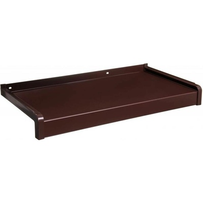Deokork Venkovní pozinkovaný parapet nos 40 mm 90x500 mm Hnědý