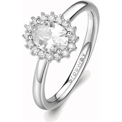 Brosway prsteň Fancy Infinite white kvet BWFIW79