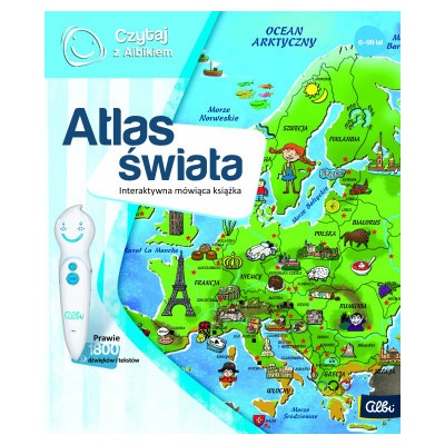Czytaj z Albikiem. Atlas Świata. Interaktywna mówiąca książka