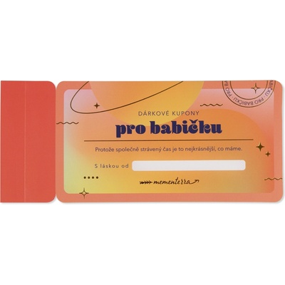 Albi Dárkové kupony pro babičku