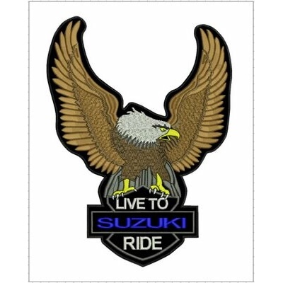 Nášivka orol Suzuki veľká