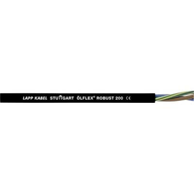 Lapp ÖLFLEX® ROBUST 200 21807/1 riadiaci kábel 4 G 1.5 mm², 1m, čierna