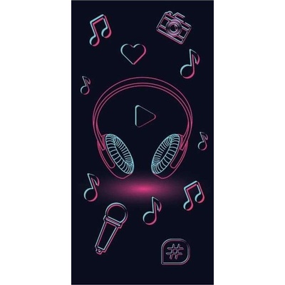 DETEXPOL Osuška Music 70x140 cm