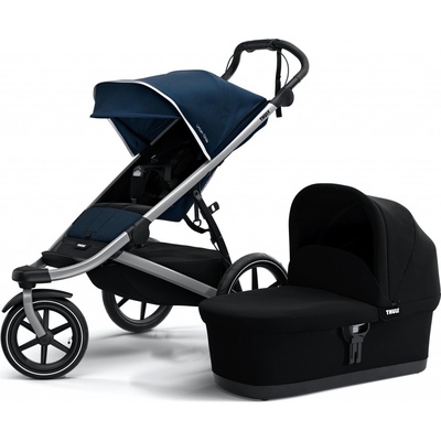 Thule Sport Urban Glide 2 tmavě modrý 2021 + korba Bassinet – Zbozi.Blesk.cz