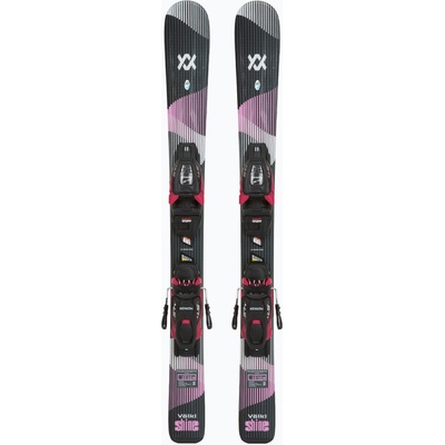 Völkl Детски пистови ски Völkl Shine Jr + автомати 4.5 VMotion Jr Lady 80-90 cm black/pink